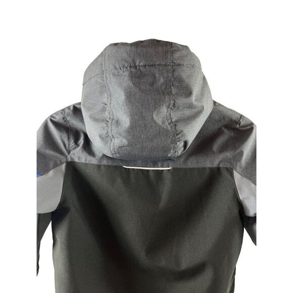 Gerry Systems Soft Shell Hooded Jacket Kids XS Gray Black MISSING INNER SHELL - Picture 8 of 14